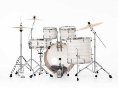 Pearl Exx 5-Pcs Drum Set 22"10"12"16"14,55Sw/Hw&Sbr-Cym Slipstream White