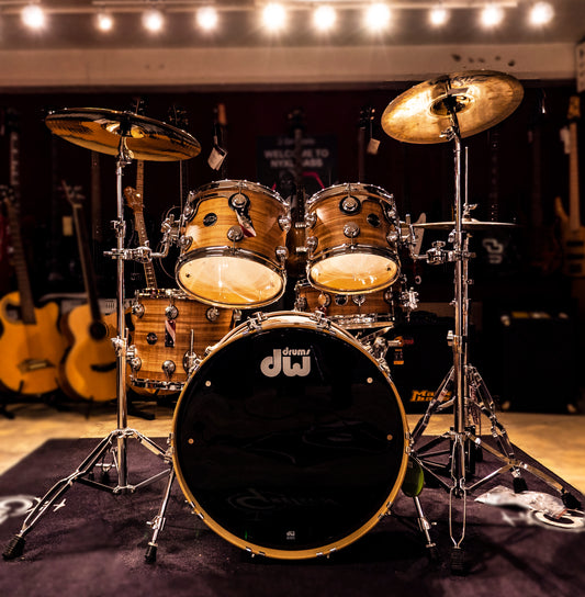 Dw Eco-x Bamboo/ Birch Satin Banana Veneer 10" 12" 14" 22" 14"x5,5" snare