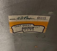 Gretsch Stopsign 1970’s Tt 12” Ft 14” Bd 20” Beg.