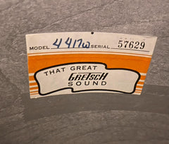 Gretsch Stopsign 1970’s Tt 12” Ft 14” Bd 20” Beg.