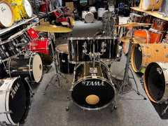 Tama Rockstar-DX 22”12”13”16” Ink. Virvel,Stativ och cymbaler Black Beg.