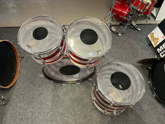 Ludwig Vistalite Swirl Pattern C 1970s 24"13",14", 16" Beg.