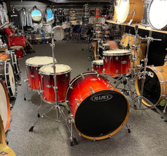 Mapex Pro M 13” 16” 18” 24” 14x6,5” Sunburst inkl Mapex Pro Series stativpack/pedal samt pukhållare och clamp
