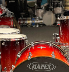 Mapex Pro M 13” 16” 18” 24” 14x6,5” Sunburst inkl Mapex Pro Series stativpack/pedal samt pukhållare och clamp