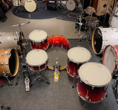 Mapex Pro M 13” 16” 18” 24” 14x6,5” Sunburst inkl Mapex Pro Series stativpack/pedal samt pukhållare och clamp