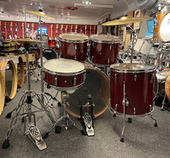 Pearl ELX 12” 13” 16” 22” 14x5” komplett trumset Inkl stativ/pedal samt cymbalpack Meinl 14” 16” 20”