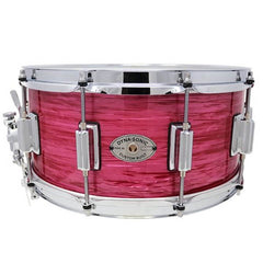 Rogers DynaSonic 14x6.5 Wood Shell Snare | Beavertail Lug - Red Ripple