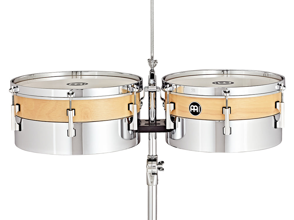Timbales Hybrid 13'' + 14'' Oak/Steel