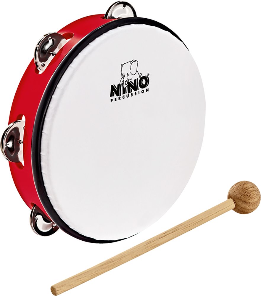 Tamburin m. skinn ABS 8''