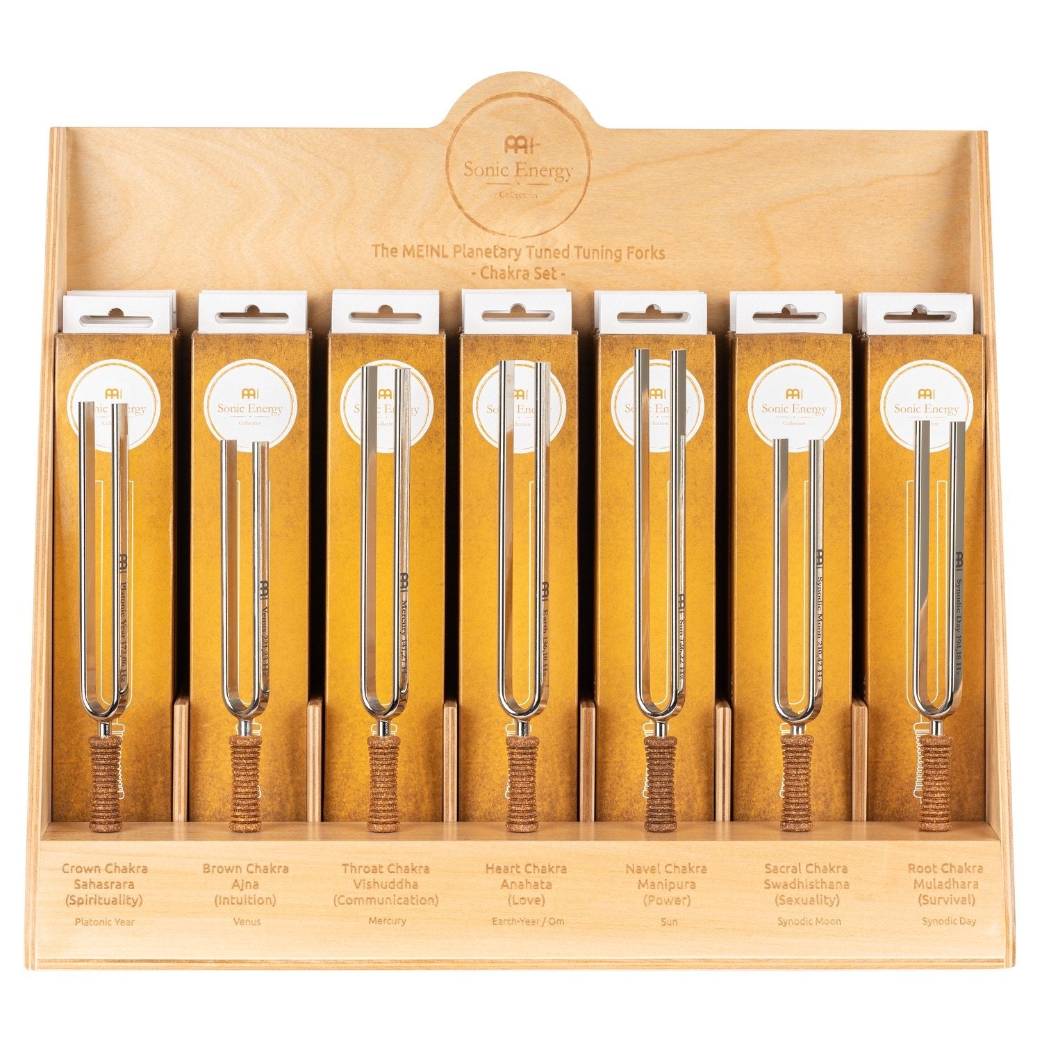 Tuning Fork Chakra Set (21 st.) Incl. Display