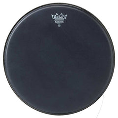 Remo Tambourine 8" Fiberskyn 3 - Double Row Black