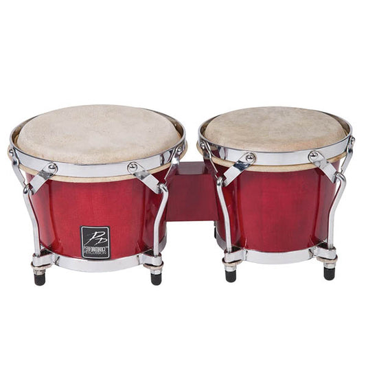 Wood Bongos - Trans Red