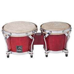 Wood Bongos - Trans Red