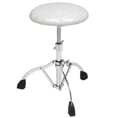 Swan Leg Based Drum Throne, White Marine Pearl
