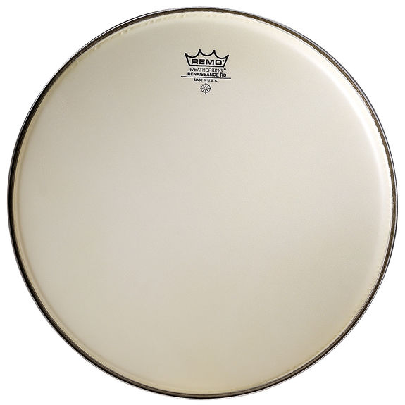 Remo Ambassador Smooth White 10"
