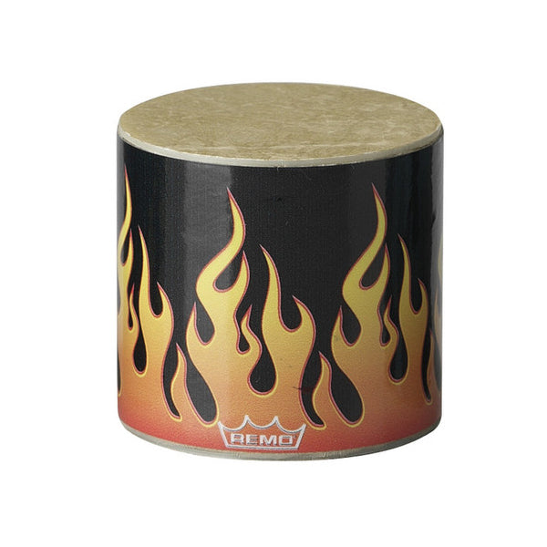 Remo Pinstripe Ebony Bass 24"