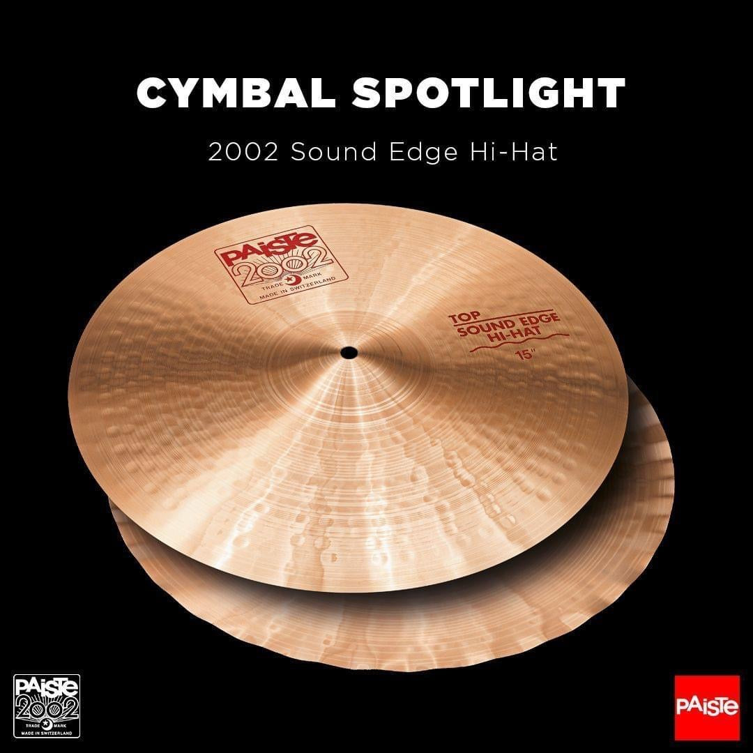 Paiste 2002 sound Edge Hihat.