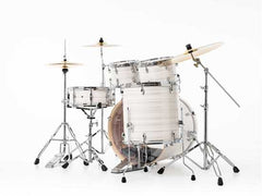 Pearl Exx 5-Pcs Drum Set 22"10"12"16"14,55Sw/Hw&Sbr-Cym Slipstream White