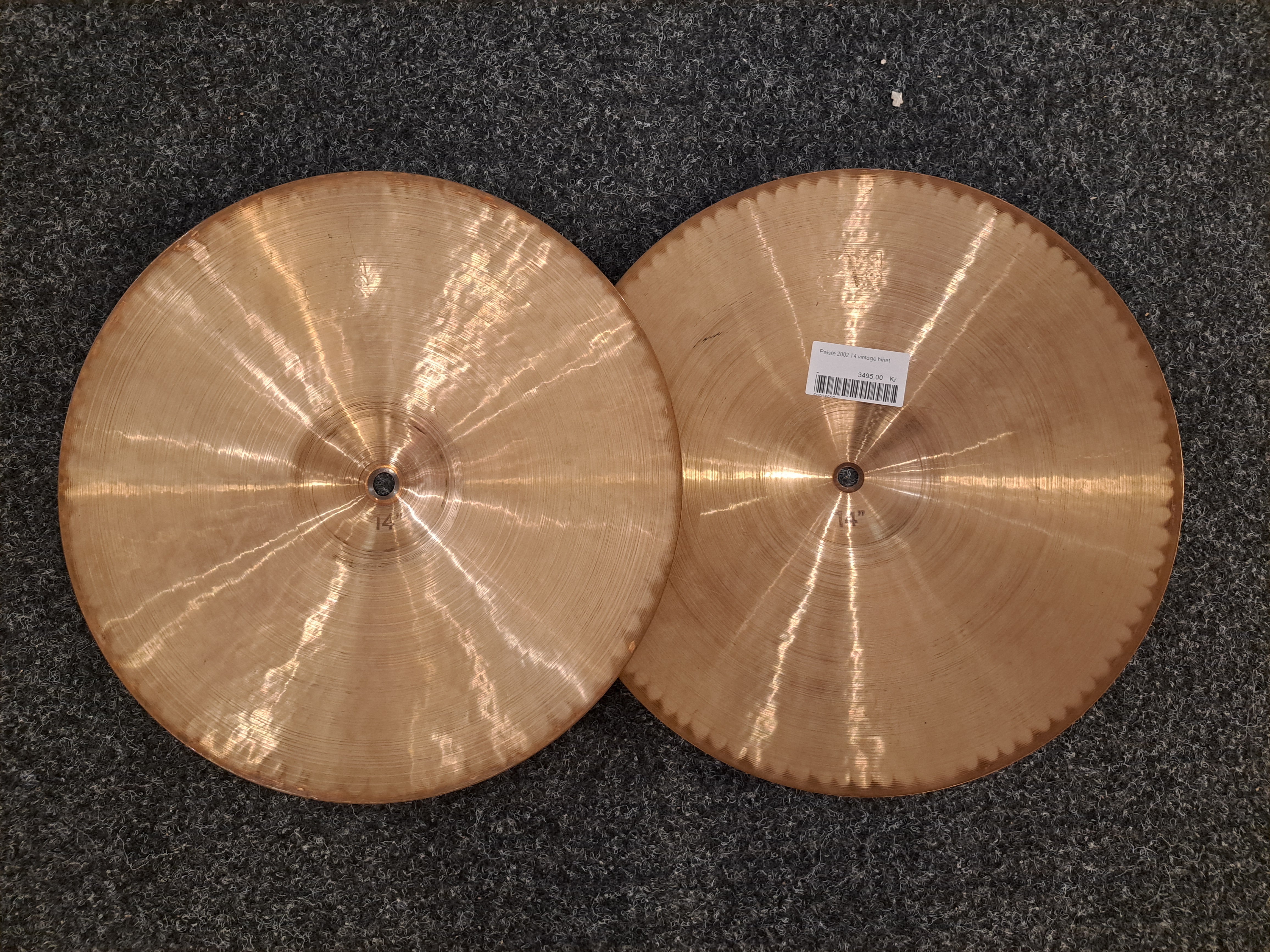 Paiste 2002 14" hihat vintage