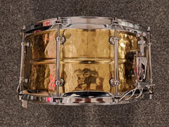 Dixon 14x6,5 Artisan hammered brass snare