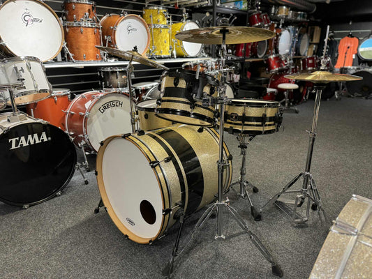 Gretsch Catalina Club Mod 22"12"16" Ink. Virvel,stativ och nya Cymbaler Beg.
