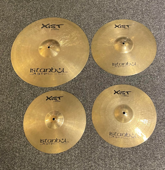 Istanbul Agop Xist Brilliant Cymbalpack 14” Hi hat 16” Crash 20” Ride Beg.