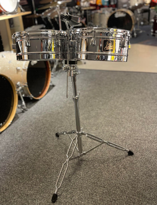 Lp Aspire Timbales inkl stativ och cowbell Beg.