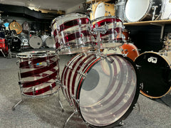 Ludwig Vistalite Swirl Pattern C 1970s 24"13",14", 16" Beg.