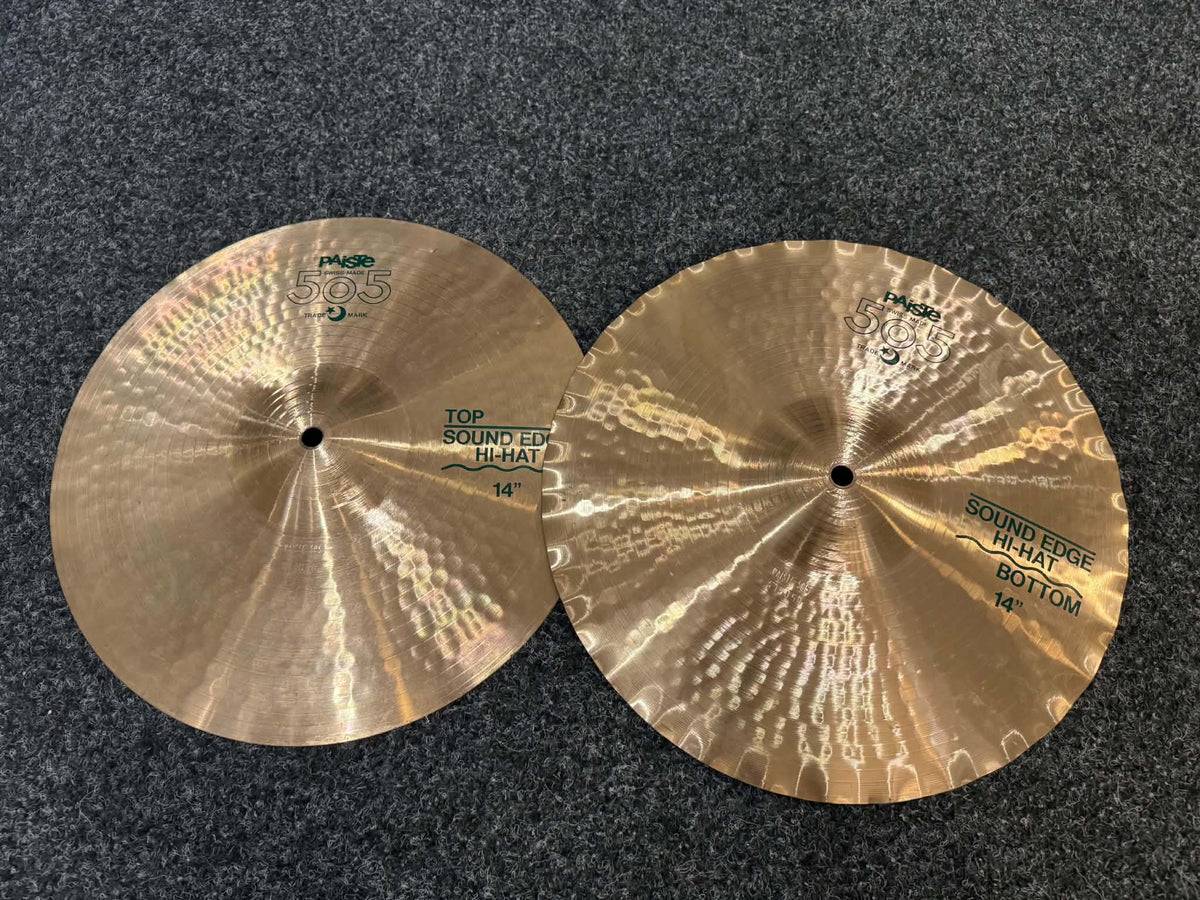 Paiste 14" 505 Sound Edge Hi-hat Beg.