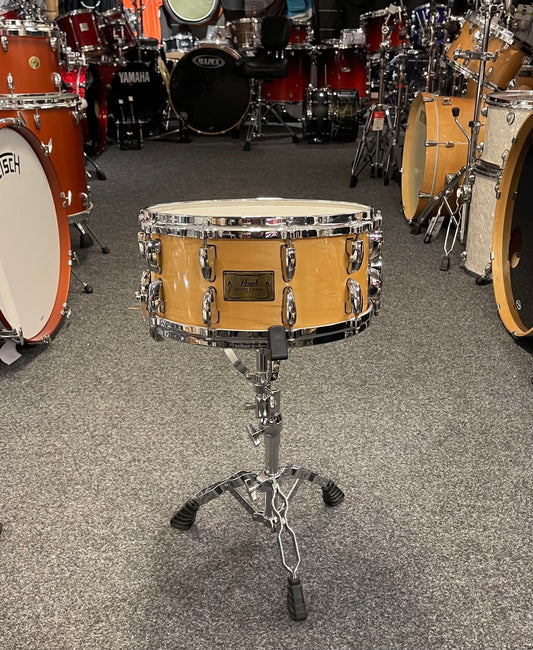 Pearl Masters Custom 14x6,5” 6ply North American Maple Natural Gloss Beg.