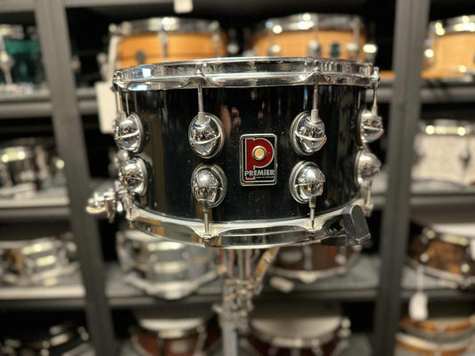 Premier 14"×7" Genista Snare - Black Beg.