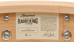 Slingerland Radioking 14"x5" Black Diamond Pearl. Limited Edition. Pre Order.