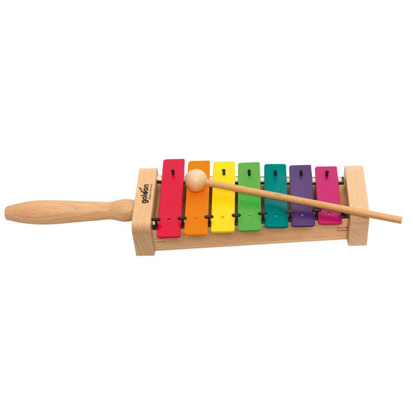 Metallophon 7 color (matchar Boomwhackers) - diatonisk