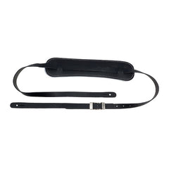 D'Andrea Classic 50's Retro Style Strap - Black Leather Padded