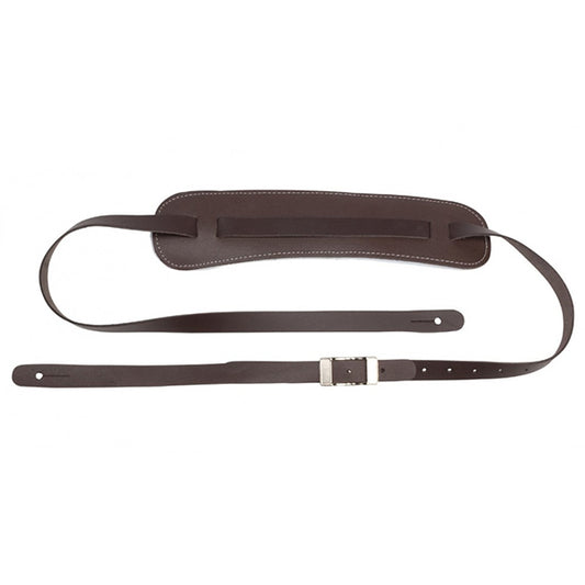 D'Andrea Classic 50's Retro Style Strap - Brown Leather Padded