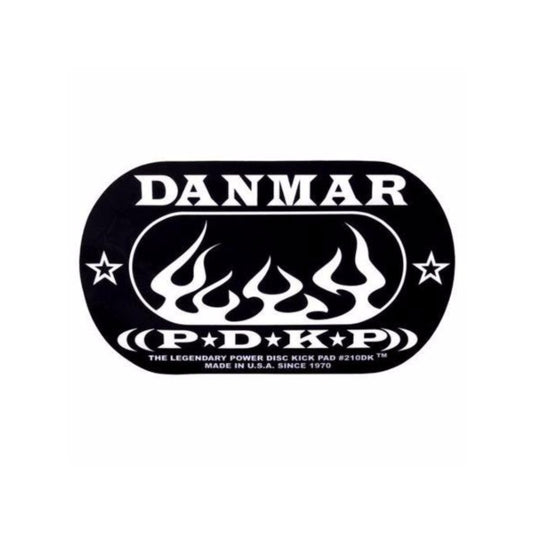 Danmar Power Double Kick Pad (Flame Black-White)