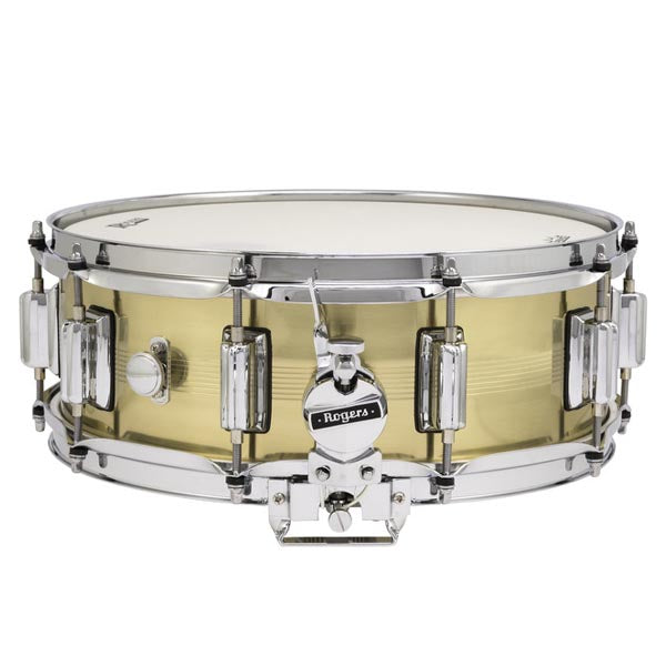 Rogers Dynasonic 7 line 14x5 Natural Brass Shell Snare