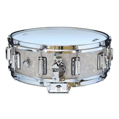 Rogers DynaSonic 14x5 Wood Shell Snare | Beavertail Lug - White Marine Pearl