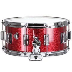 Dynasonic 14x6.5 Wood Shell Snare, Beavertail lug -Red Sparkle