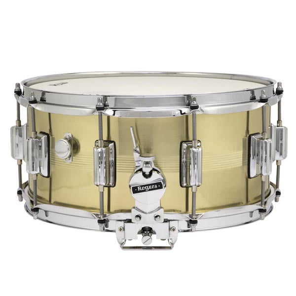 Rogers Dynasonic 7 line 14x6.5 Natural Brass Shell Snare