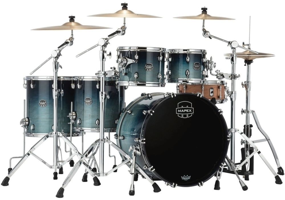 Mapex Saturn SR628XRJ 5-pc Shell Pack - Teal Blue Fade