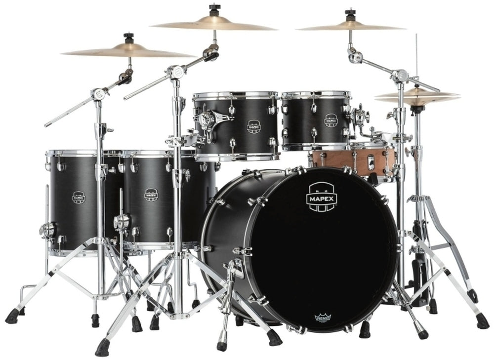 Mapex Saturn SR628XFB 5-pc Shell Pack - Satin Black