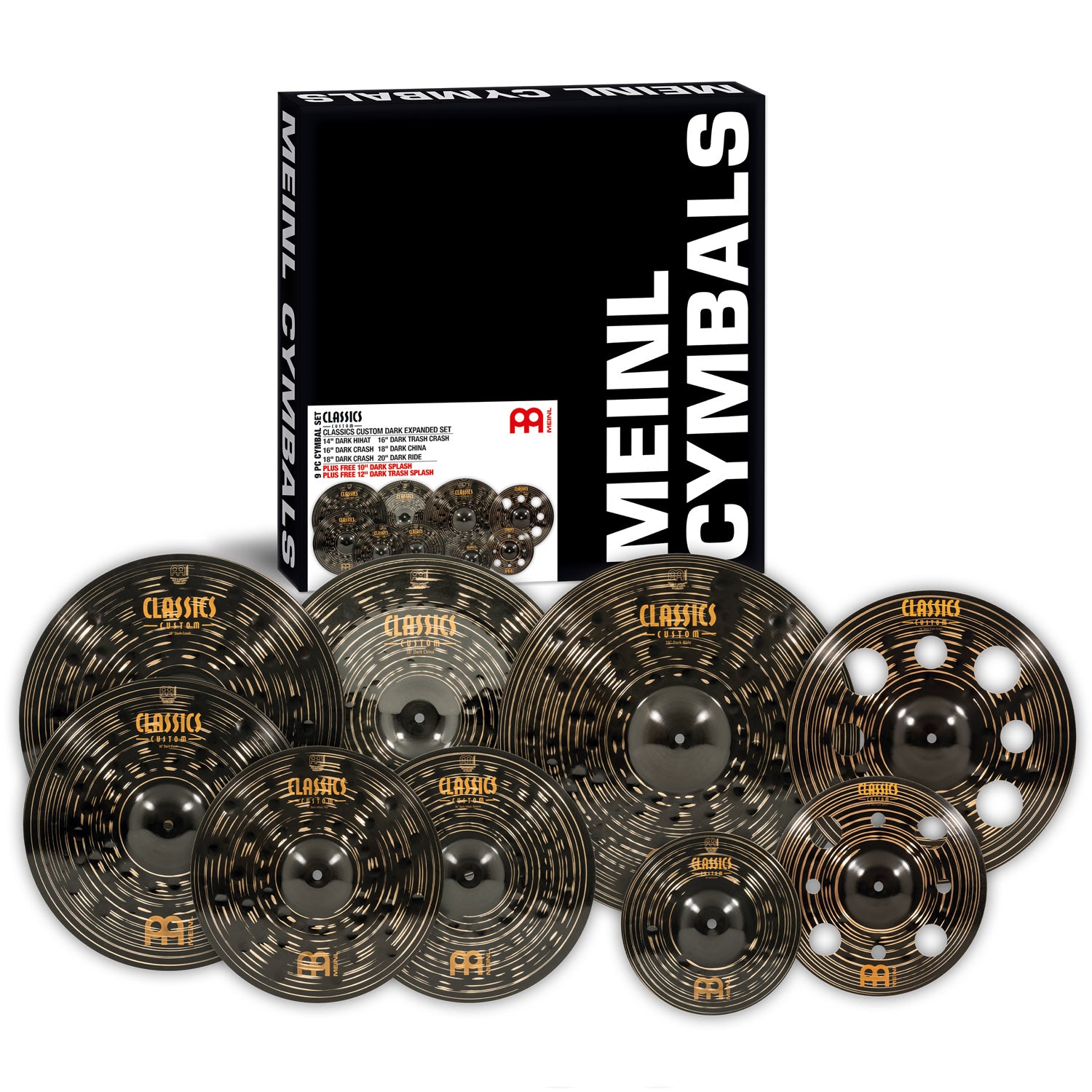 Classics Custom Dark 8 pcs Cymbal-set