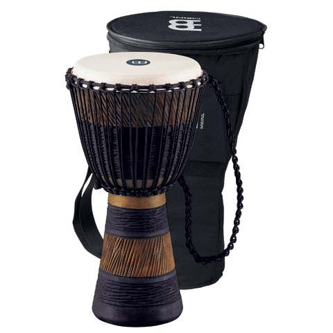 African Djembe 10'' med bag