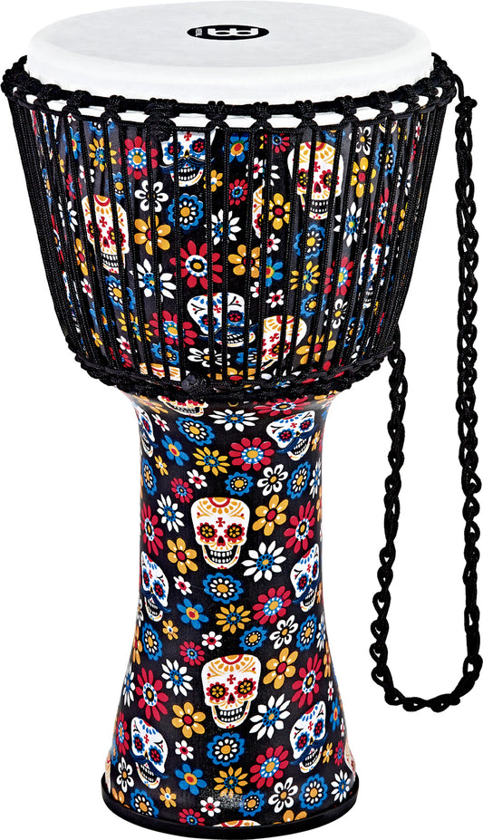 Travel Rope Djembe 12'' Day Of The Dead