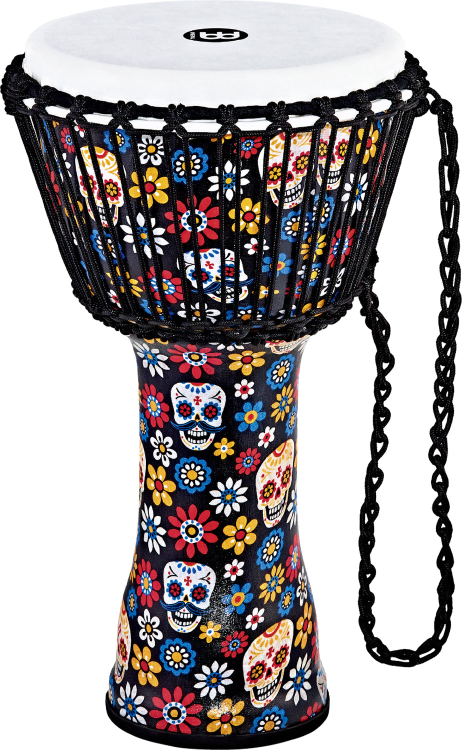 Travel Rope Djembe 10'' Day Of The Dead