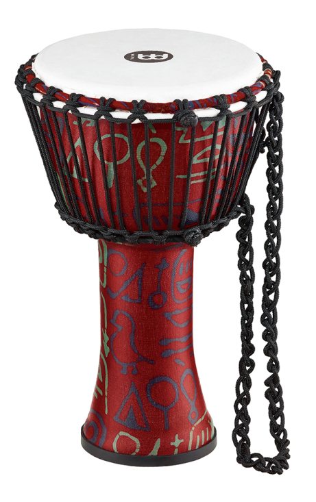 Travel Rope Djembe   8'' Pharaoh's Script