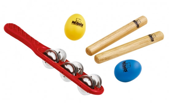 Hand Percussion-set. 4 delar med bag