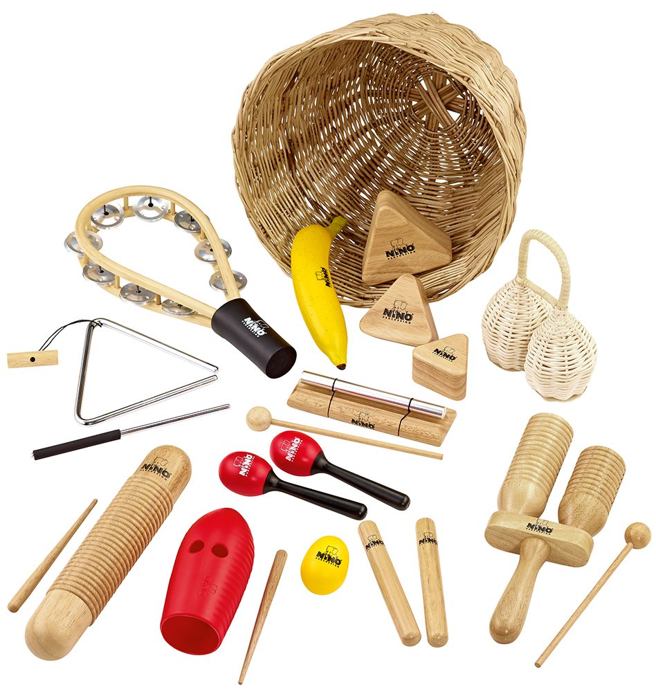 Hand Percussion-set 15 delar i korg