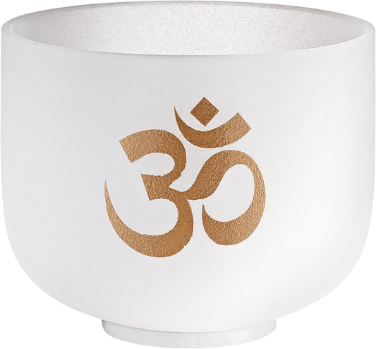 Crystal Singing Bowl 8'' / C# / 432Hz OM